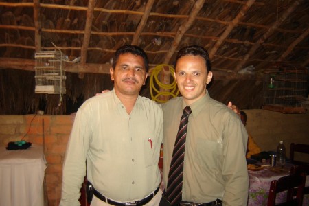 Missionário da igreja do povoado de Conceição